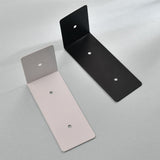 2 PCS Heavy Duty Steel L Brackets Angle Channel Profile Corner Brace for Connector Support Shelving Wall Mounted