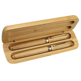 2 pcs Bamboo Wooden Stationery Students Business Office Ballpoint Pen and Gift Box Elegant Fancy Nice Pens Set Gift Pen Set Kit In Australia - Darrahopens