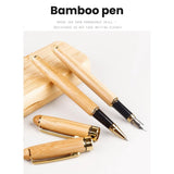 2 pcs Bamboo Wooden Stationery Students Business Office Ballpoint Pen and Gift Box Elegant Fancy Nice Pens Set Gift Pen Set Kit In Australia - Darrahopens