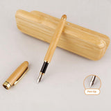 2 pcs Bamboo Wooden Stationery Students Business Office Ballpoint Pen and Gift Box Elegant Fancy Nice Pens Set Gift Pen Set Kit