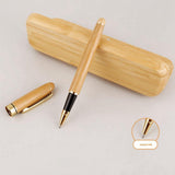 2 pcs Bamboo Wooden Stationery Students Business Office Ballpoint Pen and Gift Box Elegant Fancy Nice Pens Set Gift Pen Set Kit