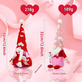 Valentines Day Gnomes Decor - 2PCS Mr and Mrs Valentine Gnome Plush,Valentine Gifts Home Ornament Tray Decor