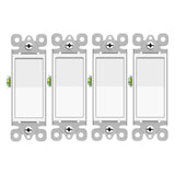 4Pack Three Way Switch Rocker Switch 15A 120/277V, On/Off Rocker Paddle Interrupter, Residential/Commercial Grade,Home & Office In Australia - Darrahopens