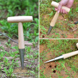 for Planting Seeds and Bulbs,Long Handle Hand Held Bulb Planter Tool for Planting Seeds Gardening Supplies