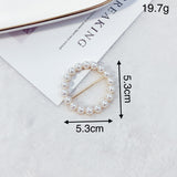 5 Pcs Alloy Rhinestone Buckles Metal Heart Shape Ring Clip Buckle for Ribbon Scarf Dress T-Shirts Shirt Tie Decor In Australia - Darrahopens