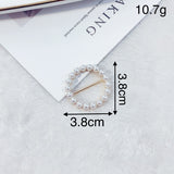 5 Pcs Alloy Rhinestone Buckles Metal Heart Shape Ring Clip Buckle for Ribbon Scarf Dress T-Shirts Shirt Tie Decor