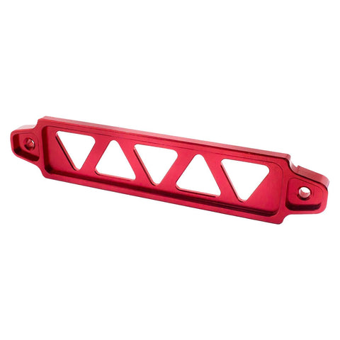 Battery Mount Bracket | Adjustable Battery Hold Down | Aluminum Alloy Battery Rack, Battery Tray in Bright Red Secure Car Battery