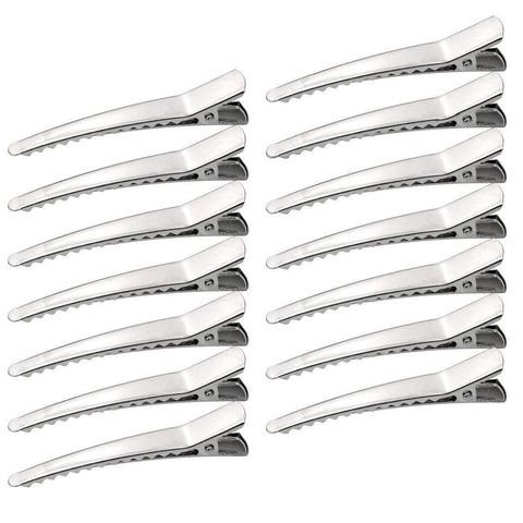 50 Pack 2.36 inches Hair Clips, Silver Metal Alligator Hair Pins Teeth Bows Hair Clips Hairdressing Salon Hair Grip In Australia - Darrahopens