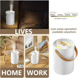 Portable Humidifiers for Bedroom, Cool Mist Humidifiers for Home Kid Bedroom & Plants, Quiet Top Small Humidifier Lasts