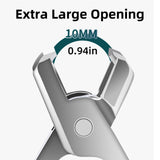 Anti-Splash Nail Clippers, Wide Opening ,Toenail Clipper Pedicure Kit, Suitable for Men and Women with Thick Nails(4 Pcs)