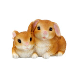 Rabbit Planter Animal Succulent Pots, Resin Rabbit Mini Flower Pots Cactus/Plants Containers for Home Office Desk Windowsill Decor
