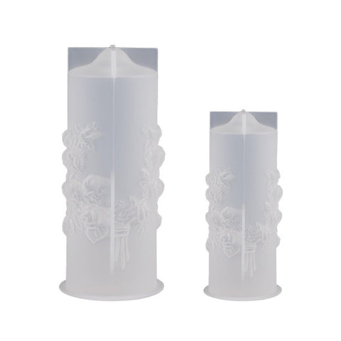 Flower Pillar Candle Molds 2pcs Rose of The Valley Cylinder Silicone Molds for Candle Making Soaps Resin Clay Decoration Crafts In Australia - Darrahopens
