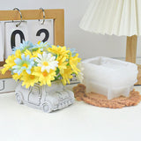3D Bus Flower Pot Silicone Mold Container Bowl Resin Mold Retro Car Shape Candle Vessel Concrete Cement Mold Epoxy Resin