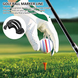 4PCS Golf Ball Marker Alignment Kit, Golf Ball Line Liner Drawing Marking Alignment Putting Tool, Golf Ball Alignment