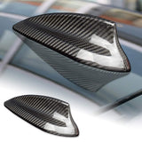 niversal Car Shark Fin Antenna AM/FM Radio Signal Roof Aerial for Auto SUV Truck Offroad （Carbon Fiber Black） In Australia - Darrahopens