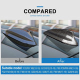 niversal Car Shark Fin Antenna AM/FM Radio Signal Roof Aerial for Auto SUV Truck Offroad （Carbon Fiber Black） In Australia - Darrahopens