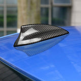 niversal Car Shark Fin Antenna AM/FM Radio Signal Roof Aerial for Auto SUV Truck Offroad （Carbon Fiber Black）