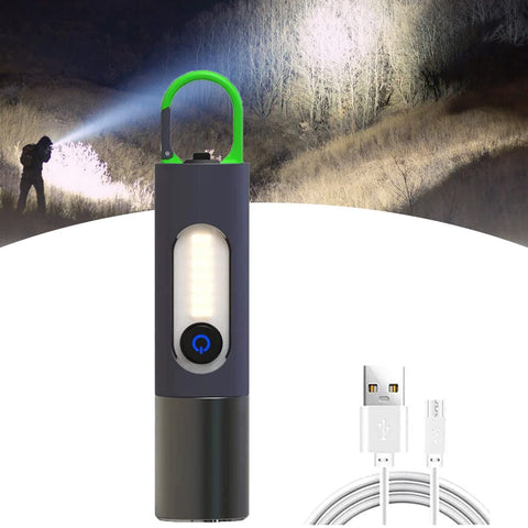 Led Rechargeable Tactical Laser Flashlight 8 High Lumens, Waterproof Zoomable Pocket Flashlight for Outdoor Camping Emergency In Australia - Darrahopens