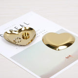Stainless Steel Jewelry Tray Nordic Heart-shaped Gift Storage Tray Necklace Ring Display/Fruit Dessert Tray/Home Decoration