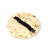 Funny Tortilla Pencil Case Holder Roll Canvas Pencil Pouch Pancake Canvas Pen Roll Up Round Pencil Holder Pancake Stationery