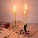 Candlestick Holder,2 PCS European Style Candle Holders Candle Sticks Holders Candlelight Stand for Dinner Party Wedding