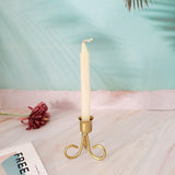 Candlestick Holder,2 PCS European Style Candle Holders Candle Sticks Holders Candlelight Stand for Dinner Party Wedding