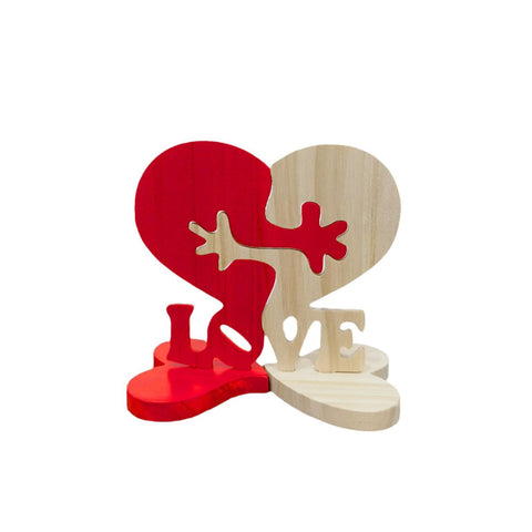 Hug Handmade Wood Carvings, Loving Hearts Wood Heart Shaped Accessories, Wood Embellishments, A Hug from My Heart to Yours