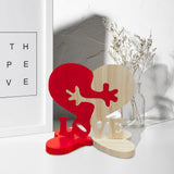 Hug Handmade Wood Carvings, Loving Hearts Wood Heart Shaped Accessories, Wood Embellishments, A Hug from My Heart to Yours