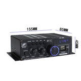 Audio Power Amplifier Stereo Speaker BluetoothAmp Receiver with Power Supply,Remote Control,FM Antenna for Car Home Bar Party In Australia - Darrahopens