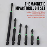 6 pcs Magnetic Screwdriver Bit Set,Bits S2 Impact Magnetic.Strong Magnetic Anti-Slip Screwdriver Bit Set.Steel Phillips Cross