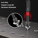 6 pcs Magnetic Screwdriver Bit Set,Bits S2 Impact Magnetic.Strong Magnetic Anti-Slip Screwdriver Bit Set.Steel Phillips Cross