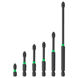 6 pcs Magnetic Screwdriver Bit Set,Bits S2 Impact Magnetic.Strong Magnetic Anti-Slip Screwdriver Bit Set.Steel Phillips Cross