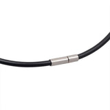 Waterproof Braided Leather Cord Chain Necklace, Men Women DIY Woven Wax Rope Chain for Pendant, 2.8mm Width, 19.68" Length