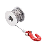 25T Steering Gear Servo Winch Wheel Compatible with 4 Axial D90 D110 90046 CC01 1/10 RC Crawler (Silver) In Australia - Darrahopens