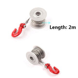 25T Steering Gear Servo Winch Wheel Compatible with 4 Axial D90 D110 90046 CC01 1/10 RC Crawler (Silver) In Australia - Darrahopens