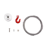 25T Steering Gear Servo Winch Wheel Compatible with 4 Axial D90 D110 90046 CC01 1/10 RC Crawler (Silver) In Australia - Darrahopens