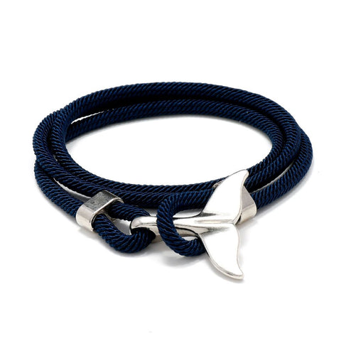 4 pcs Whale Tail Bracelet Vintage Beach Bracelets Summer Ocean Bracelet Rope Jewelry for Women and Men Gift In Australia - Darrahopens
