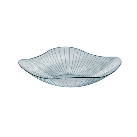 3 Pack Fruit Bowl Wave Edged Clear Plastic Serving Bowls Modern Clear Plastic Salad Bowls Fruit Holder Bowl In Australia - Darrahopens