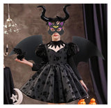 2-piece Bat Wings With Mask Cosplay Performance Decoration Props, Suitable For Children 0-5 Years Old