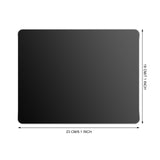 Aluminum Mouse Pad with Non-Slip Rubber Base and Micro Sand Blasting Alloy Surface for Fast and Accurate Control