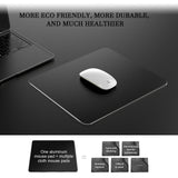 Aluminum Mouse Pad with Non-Slip Rubber Base and Micro Sand Blasting Alloy Surface for Fast and Accurate Control In Australia - Darrahopens