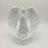 Cosy Resin Angel Figurine Candle Holder, Praying Angel Figurine, Stylish Tea Light Holder, Angel Ornament, Ornament for Home In Australia - Darrahopens