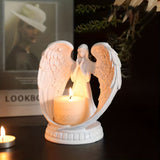 Cosy Resin Angel Figurine Candle Holder, Praying Angel Figurine, Stylish Tea Light Holder, Angel Ornament, Ornament for Home