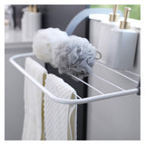 Folding Drying Rack Outdoor Bathroom Portable Clothes Hanger Shoes Towel Pole Drying Rack Holder Balcony Laundry