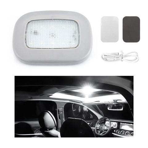 Car Interior Ceiling Roof Lights, Magnetic Rechargeable USB Wireless Dome Lamp, LED Auto Map Reading Light Cover In Australia - Darrahopens
