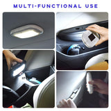 Car Interior Ceiling Roof Lights, Magnetic Rechargeable USB Wireless Dome Lamp, LED Auto Map Reading Light Cover In Australia - Darrahopens