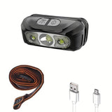 Head Torch Rechargeable, LED Headlamp, Motion Sensor LED Headlight , IPX6 Waterproof for Runner, Camping, Hiking In Australia - Darrahopens