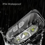 Head Torch Rechargeable, LED Headlamp, Motion Sensor LED Headlight , IPX6 Waterproof for Runner, Camping, Hiking In Australia - Darrahopens