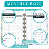 Planner 2024-2025 - Jul 2024 - Jun 2025, Academic Planner 2024-2025, Weekly and Monthly Planner, 6.4" x 8.5", Twin-Wire Binding