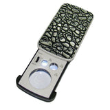 2 pcs Jewelry Loupe Magnifier with LED Light, 30X,60X,90X Pocket Magnifying Glass for Rocks Stamps Coins In Australia - Darrahopens
